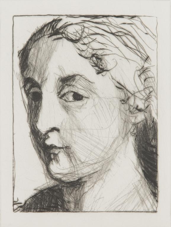 Kuutti Lavonen, etsaus, signeerattu ja päivätty 2013, numeritu 33/60.