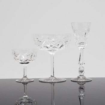 GLASSERVIS, 91 delar, 1900-tal.