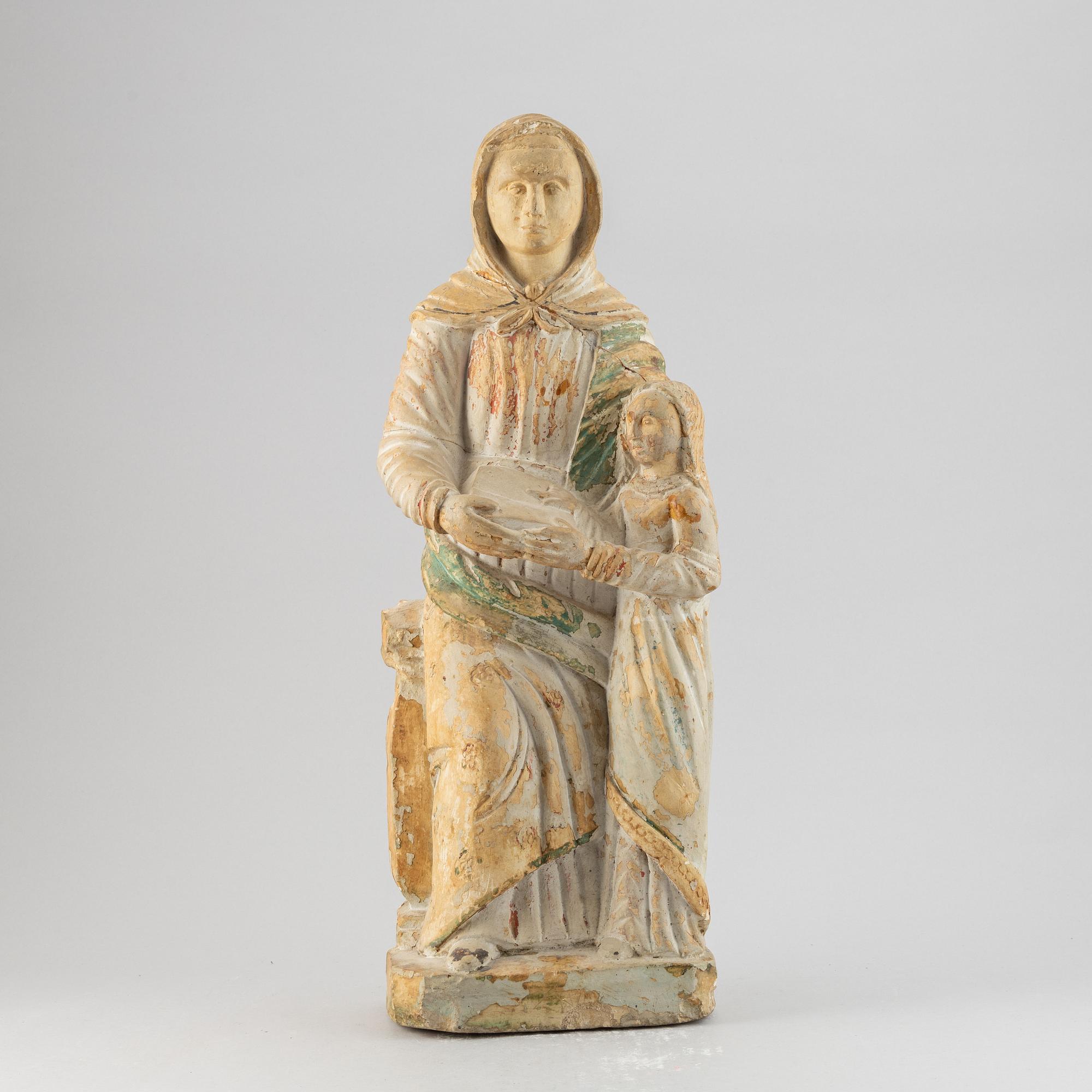 Skulptur, gjutmassa/gips, 1900-tal.