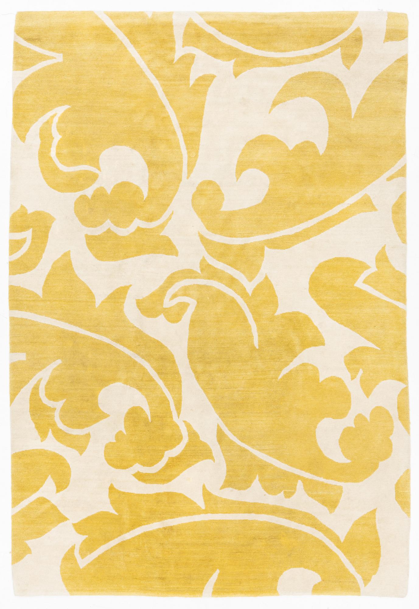 Marni, matta, tuftad, "Overleaf Yellow", The Rug Company, ca 263 x 180 cm.