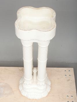 PIEDESTAL, flintgods, Rörstrand sekelskiftet 1800/1900.