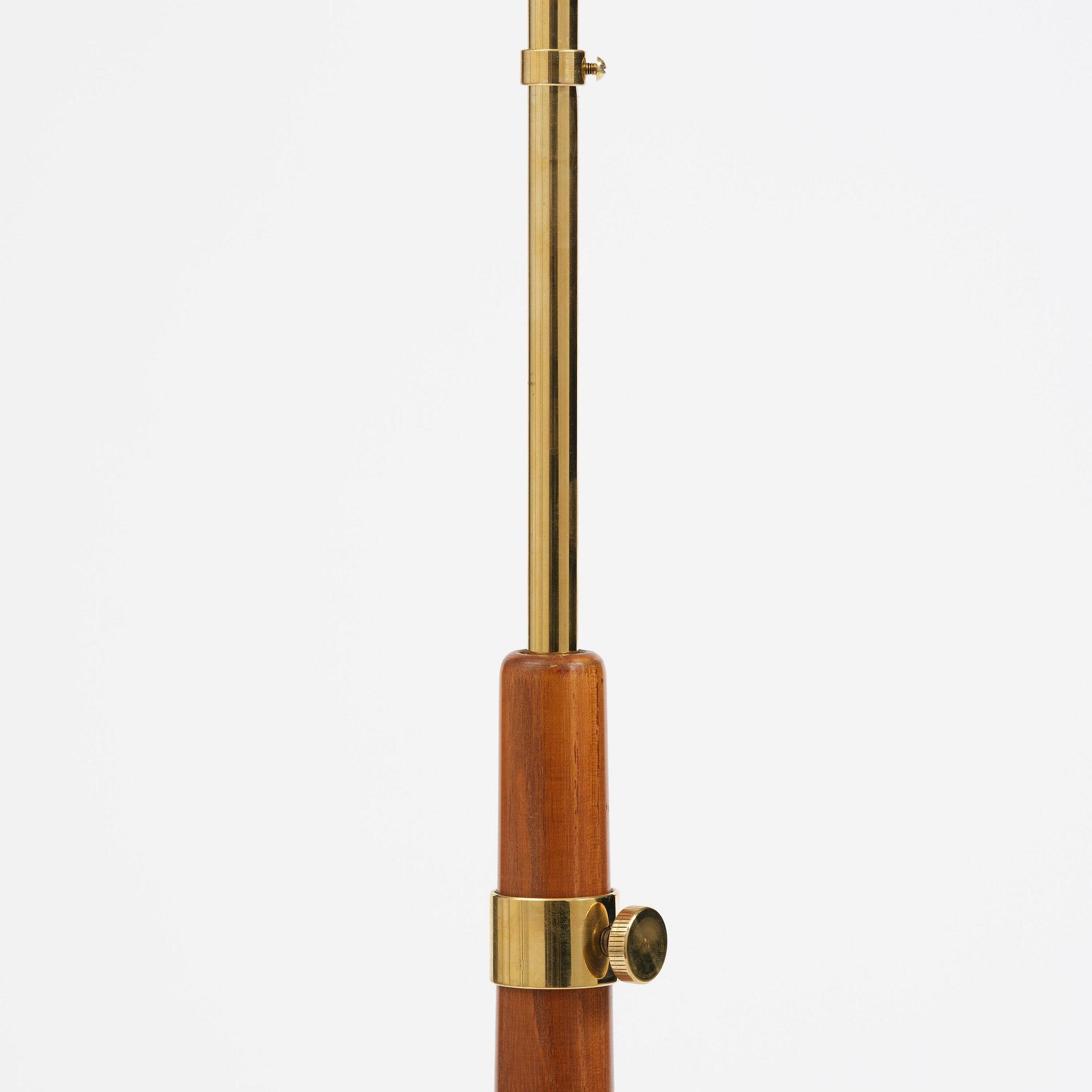 Hans Bergström, golvlampa, modell 547, ateljé Lyktan, Åhus, 1940-50-tal.