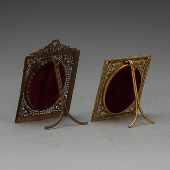MINIATYRRAMAR, 2 st, 18/1900-tal.