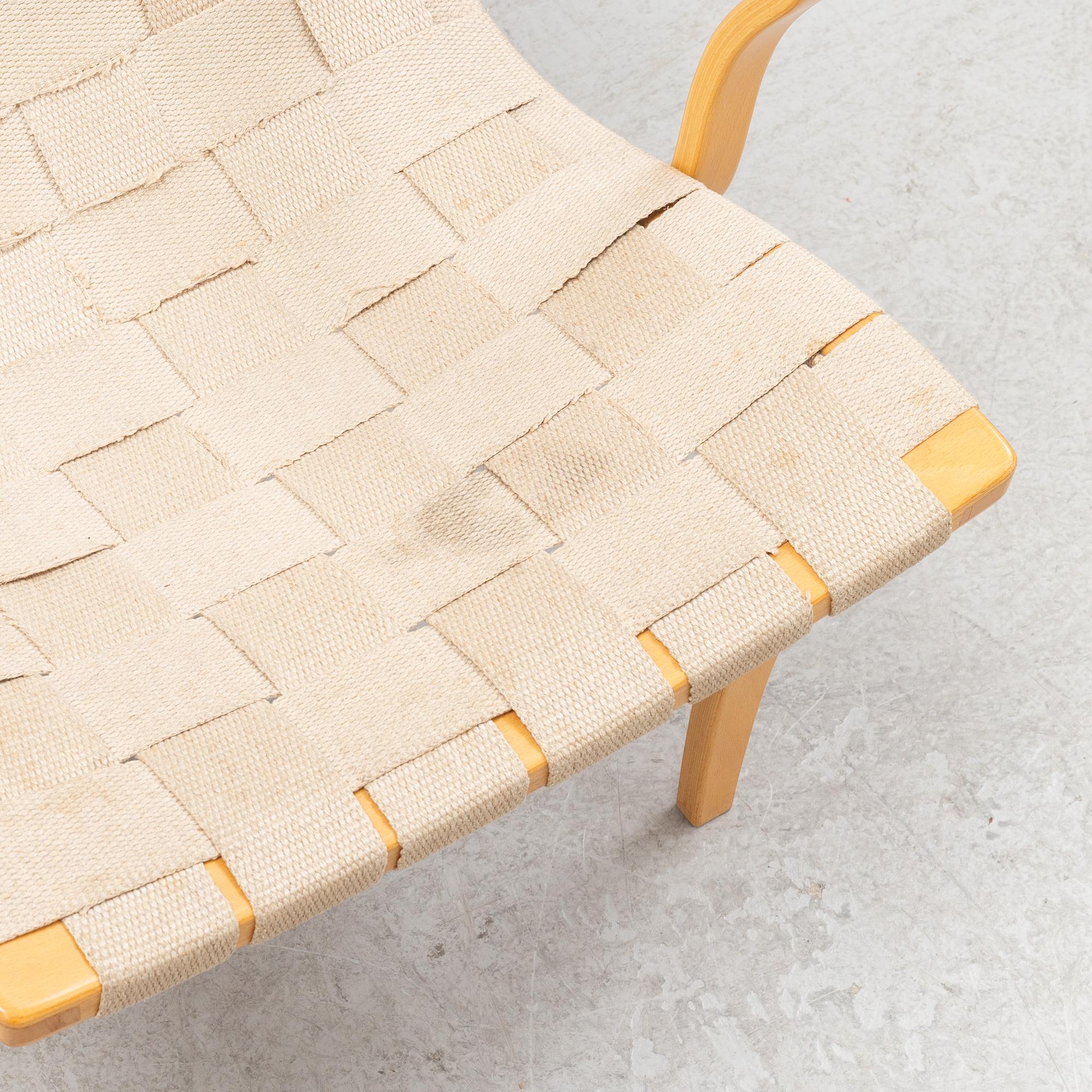 An 'Eva' easy chair by Bruno Mathsson for Dux.