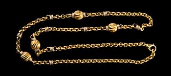 374. A NECKLACE, 18K gold, Switzerland 1970 s. Length 85 cm, weight 83 g.