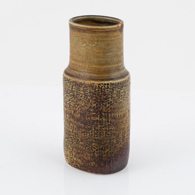 Stig Lindberg, a stoneware vase, Gustavsbergs studio, 1975.