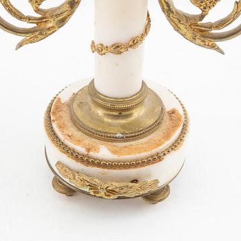 Table garniture 3 pcs, Louis XV style, late 19th century.