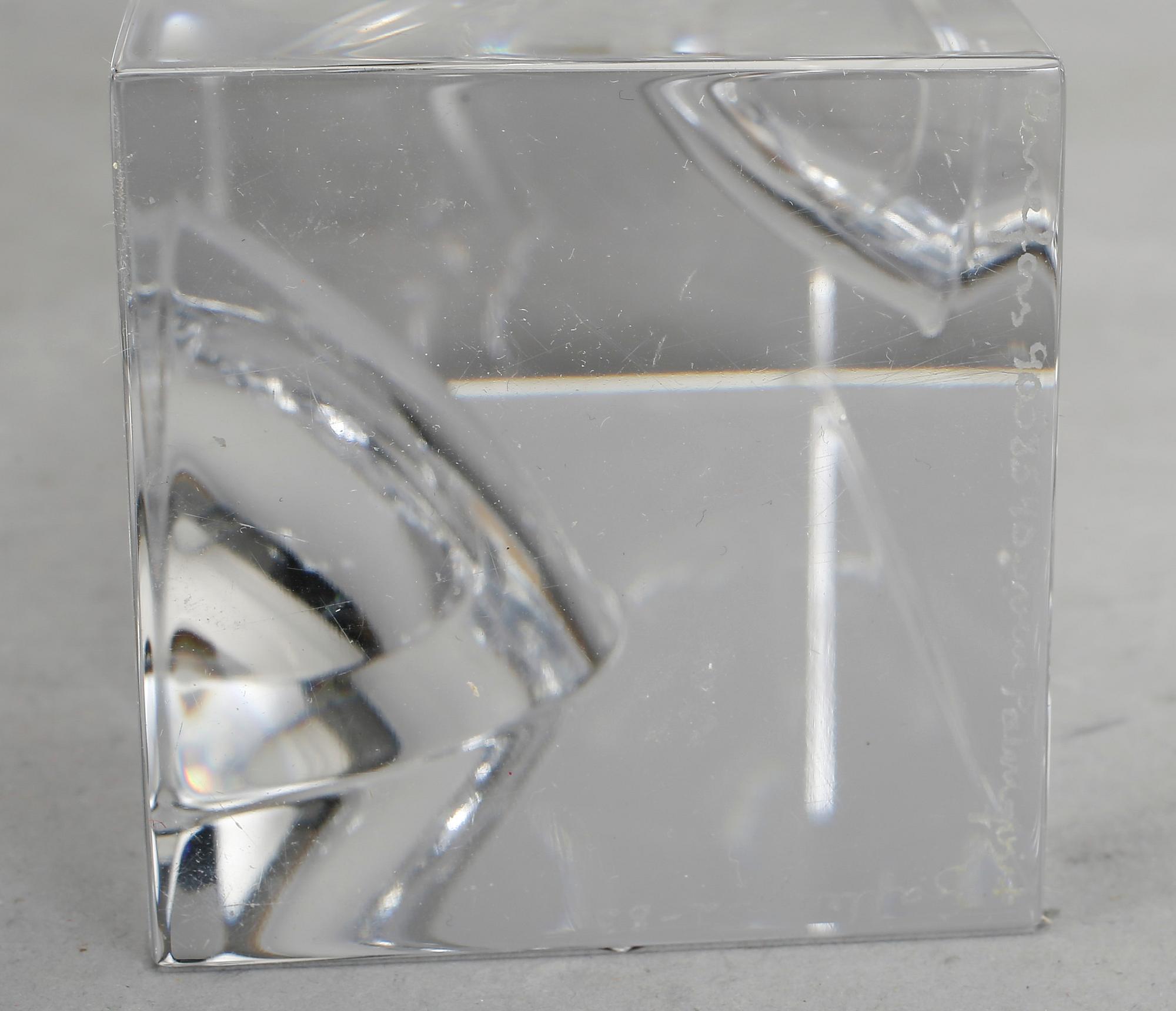 SKULPTUR, Sven Palmqvist, Orrefors 1983.