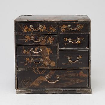 A Japanese cabinet, Meiji period (1868-1912).