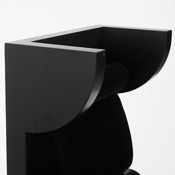 Alexander H Damsbo & Henrik Ingemann Nielsen, a "HC-Andersen Chair" armchair/table, ed. 3/49, Källemo, post 2005.