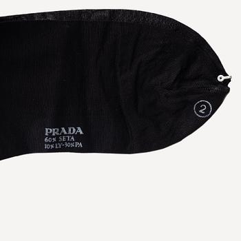 Prada, klänning med strumpbyxor, storlek 40.