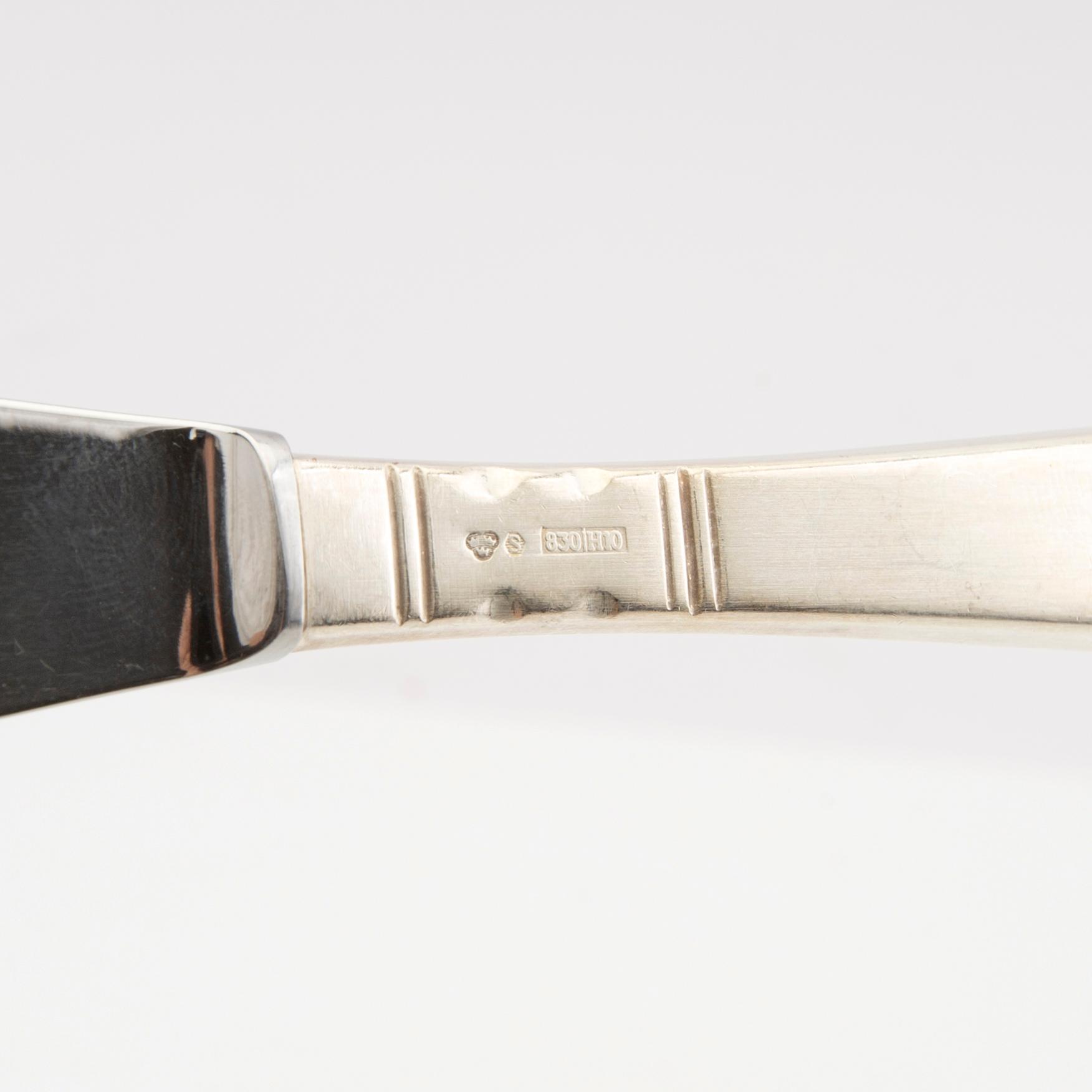 Jacob Ängman, bestick ca 68 dlr "Rosenholm GAB  Stockholm 1970-tal.