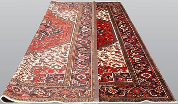 A carpet, Heriz, c. 307 x 246 cm.