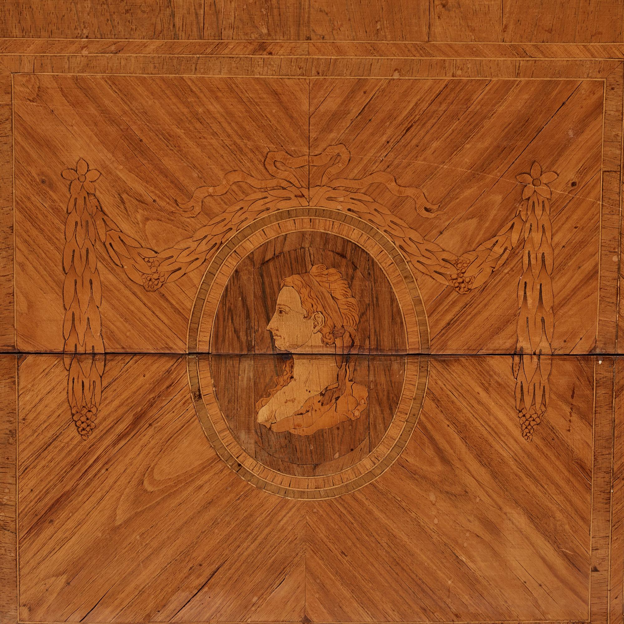 A pair of Italian Louis XVI cabinets, late 18th century.
