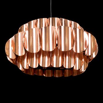 A second half of the 20th century ceiling light by Werner Schou for Coronell Elektro, Denmark.