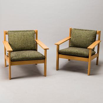 CARL GUSTAF HIORT AF ORNÄS,  a pair of 1960s, 'Tapio' armchairs for Puunveisto Oy - Wood work Ltd.