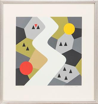 KG Nilson,  lithograph signed fated and numbered 1989 1/250.