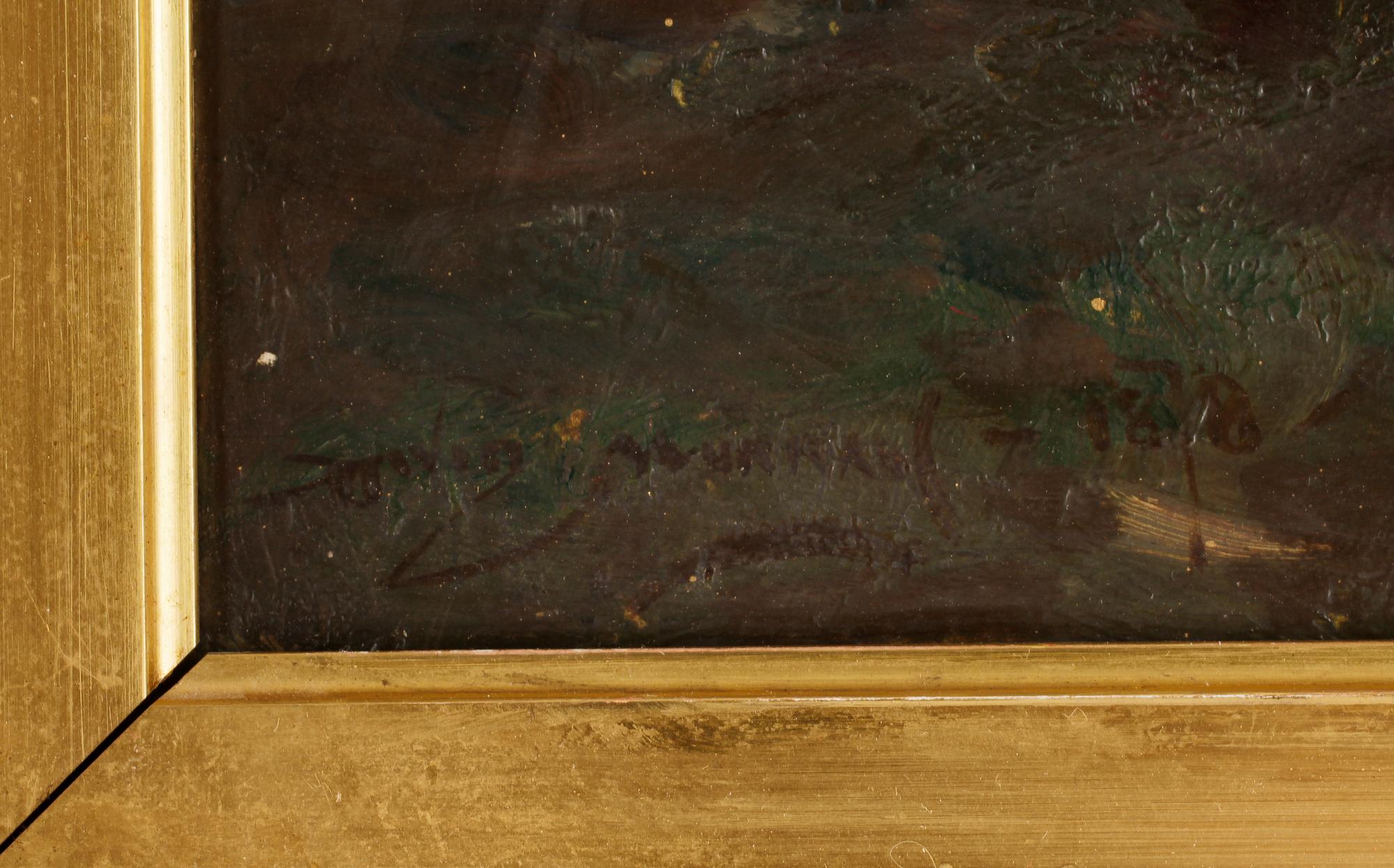 DAVID MURRAY, olja på duk, sign o dat 1878.