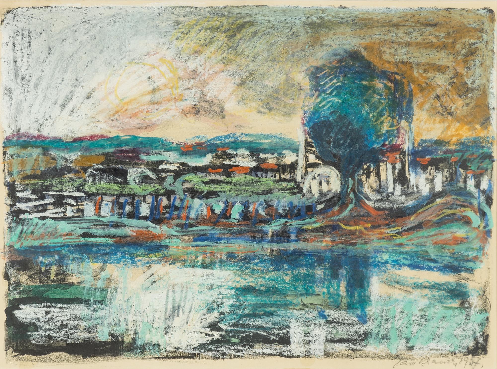 Jan Bauch, The City by the River.