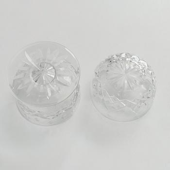 Dessertskålar, 10 st, kristall, Waterford 1900-talets slut.
