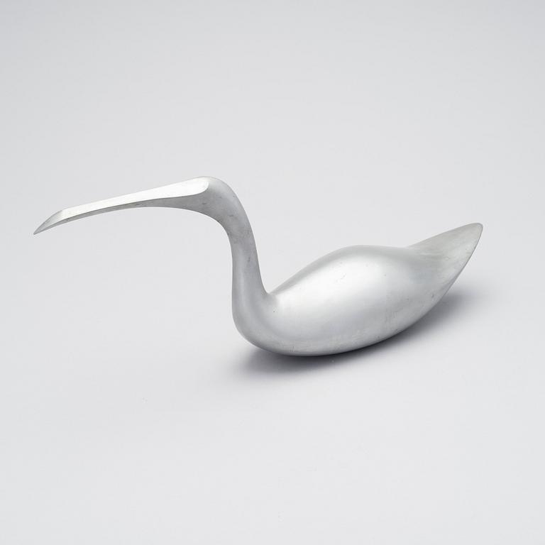 TAPIO WIRKKALA, A BIRD SCULPTURE. Kingfisher. Stamped Made in Finland, Kultakeskus Oy, Design: Tapio Wirkkala, 1/1.