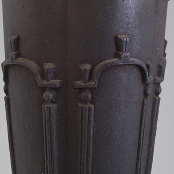 a cast iron 'Paraplyställ N:r 1' umbrella stand, Näfveqvarns Bruk.