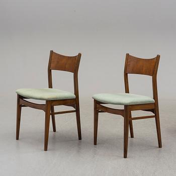 A set of six chairs, second half of the 20th century.