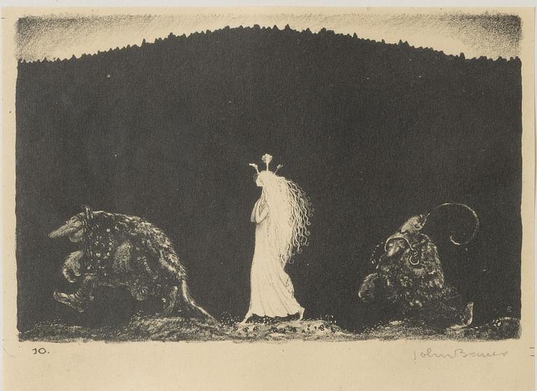 John Bauer, "Trollens Styfdotter".