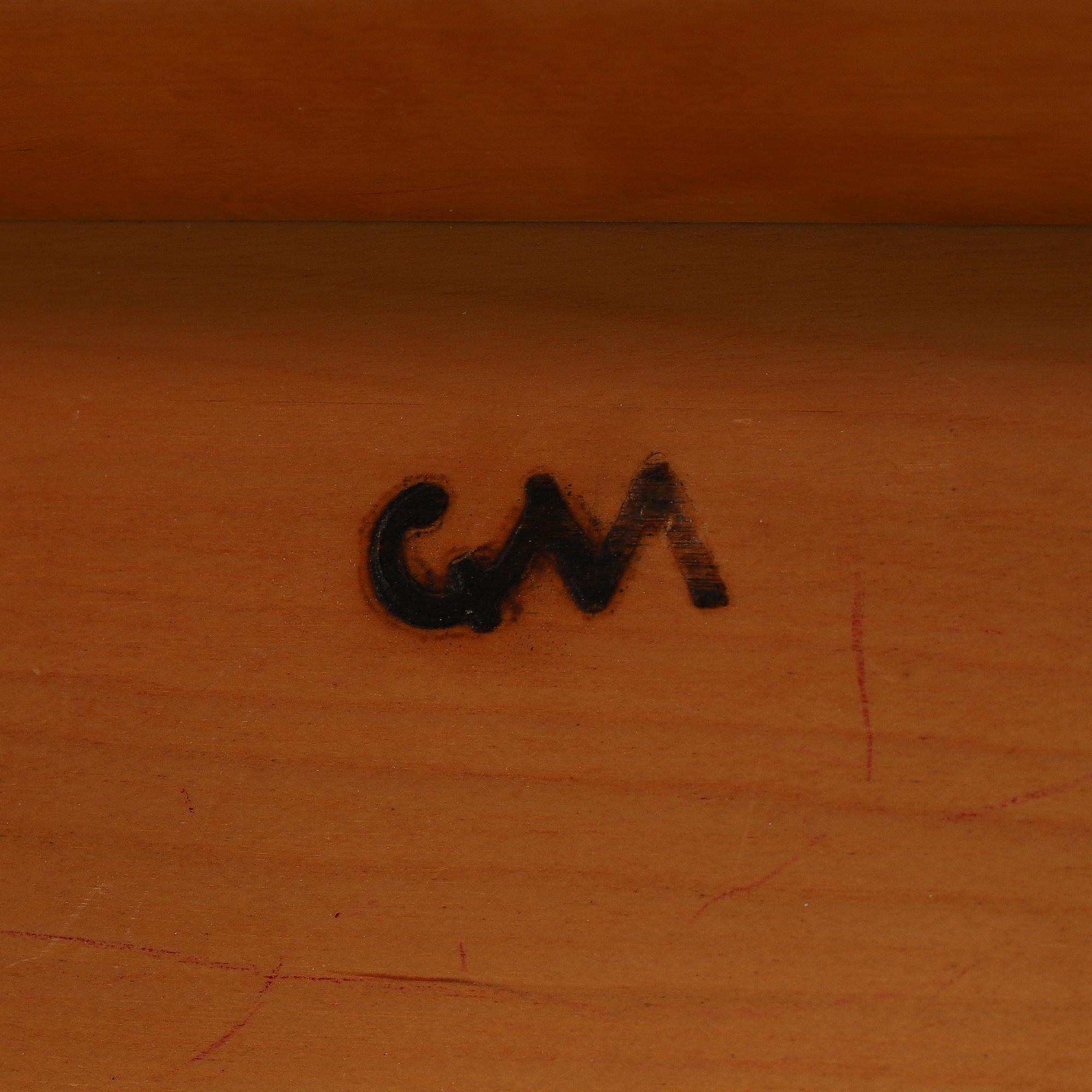 CARL MALMSTEN, a birch veneered 'Lilla Salen' coffee table.