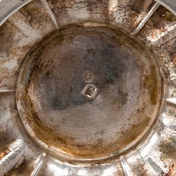 KAFFESERVIS, 3 delar, silver, Österrike-Ungern 1872-1922. Vikt ca 938 g.