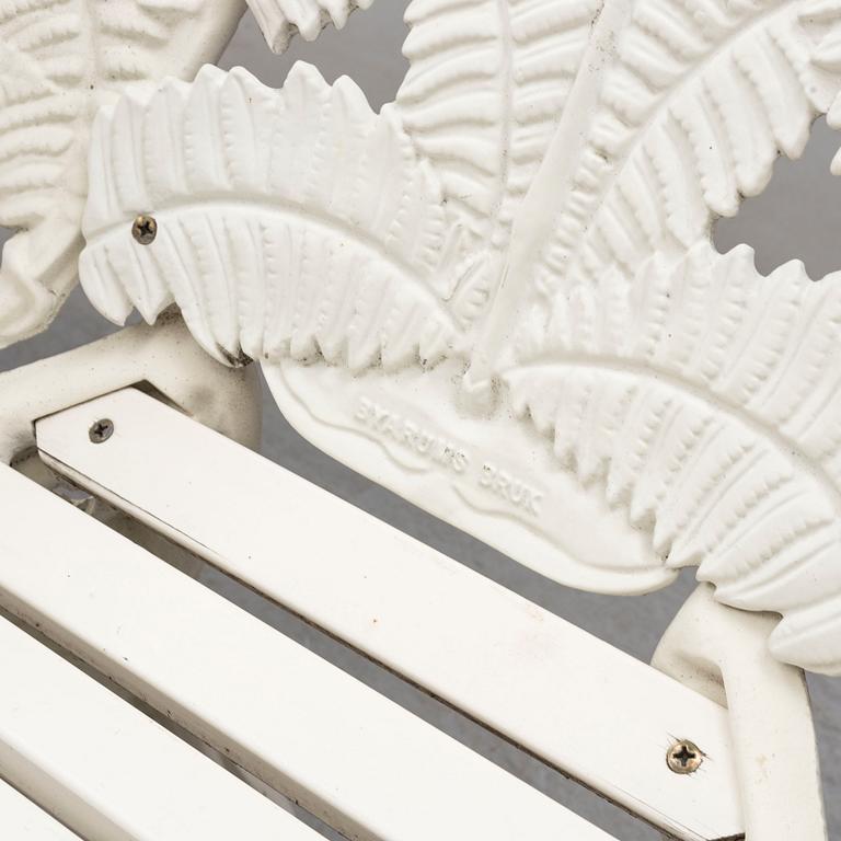 A pair of garden armchairs by Byarums Bruk, second half of the 20th century.