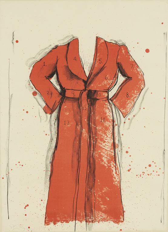 Jim Dine, "Bathrobe".