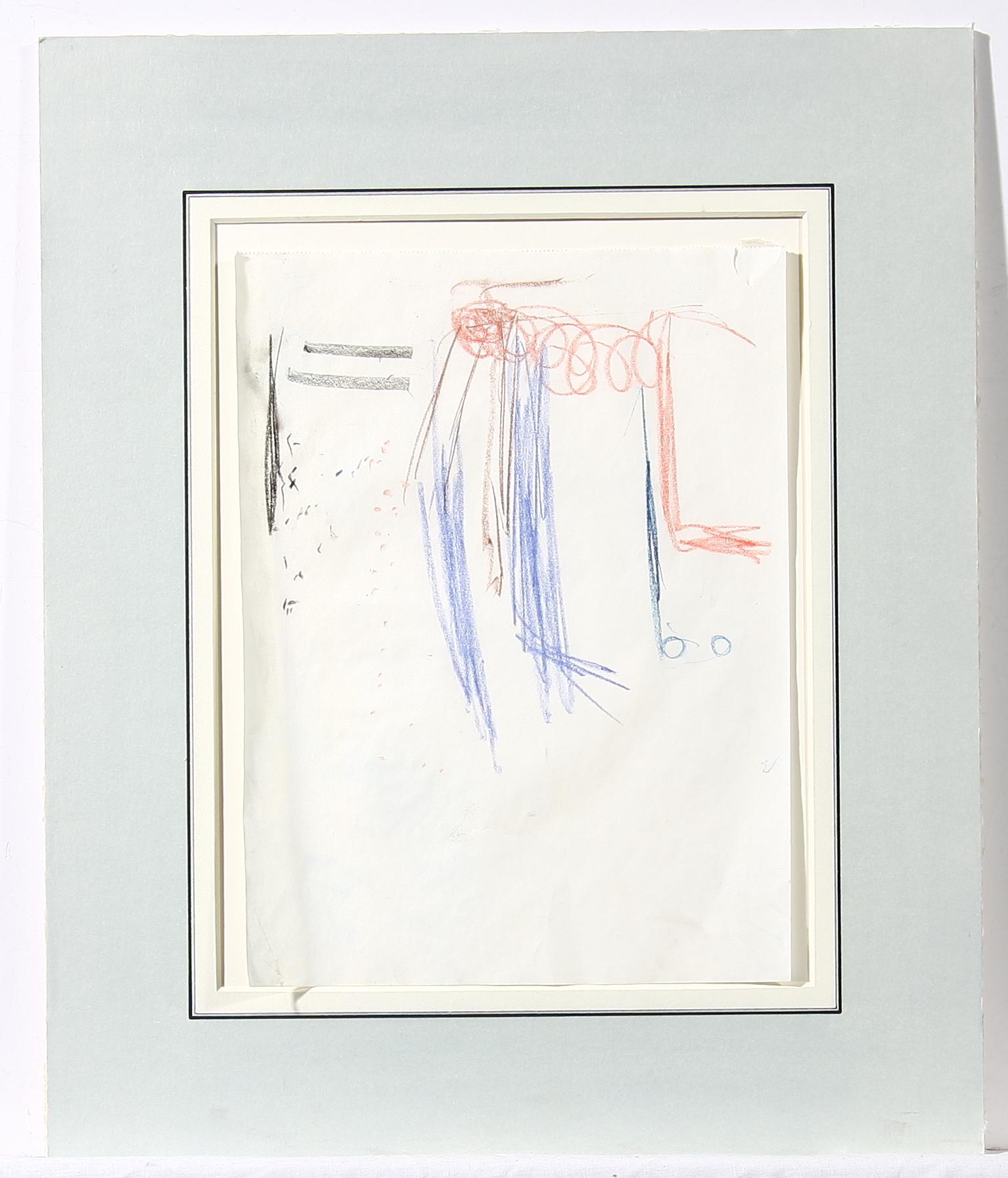 ÅKE GÖRANSSON, färgkrita och blyerts.