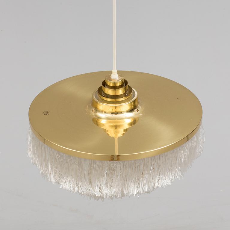 HANS-AGNE JAKOBSSON, a brass ceiling lamp, 20th century.