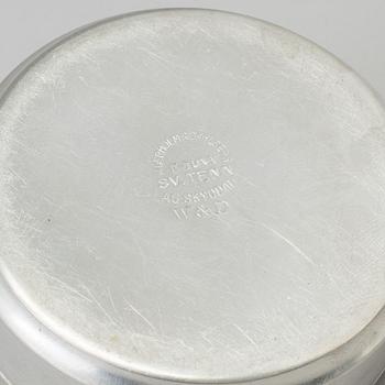 A 1930s/1940s pewter box, 'Originell', by Widerholm & Dahlborg, Eskilstuna.