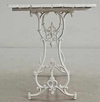 TRÄDGÅRDSBORD, 1800-talets slut.