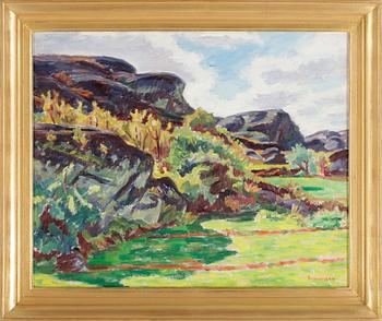 BIRGER SIMONSSON, olja på duk, signerad.