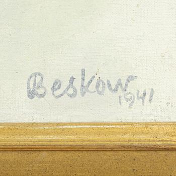 Bo Beskow, Interior with model.