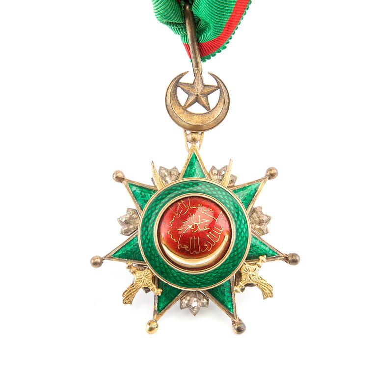 Osmanie Order Medal, Turkey, early 20th century.