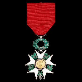 HEDERSLEGIONENS RIDDARTECKEN, Ordre national de la Légion d'honneur, Frankrike.