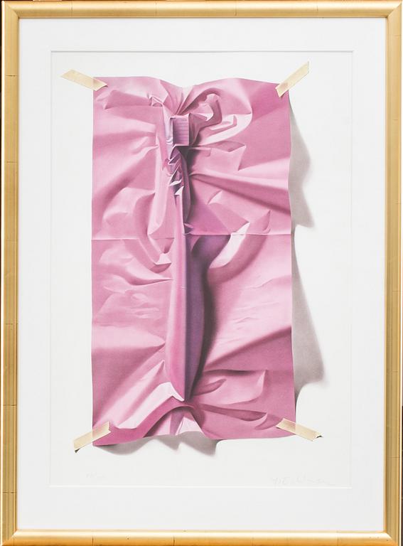 YRJÖ EDELMANN, färglitografi, signerad och numrerad.