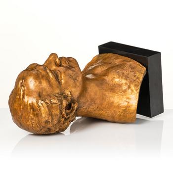 Gudmar Olovson, sculpture, "SM Le Roi de Suède" (HRH The King of Sweden).