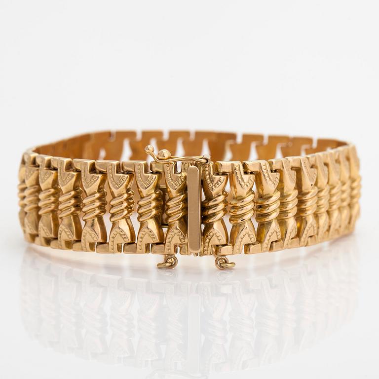 Armband, 18K guld, Italien.