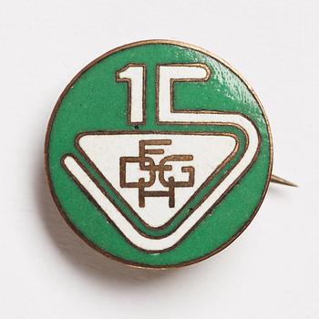 Club badges, 12 pcs, Germany, France, Czech Republic, 1869 - 1936,.