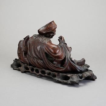 SKULPTUR, trä, orientalisk, 1900-talets första hälft.