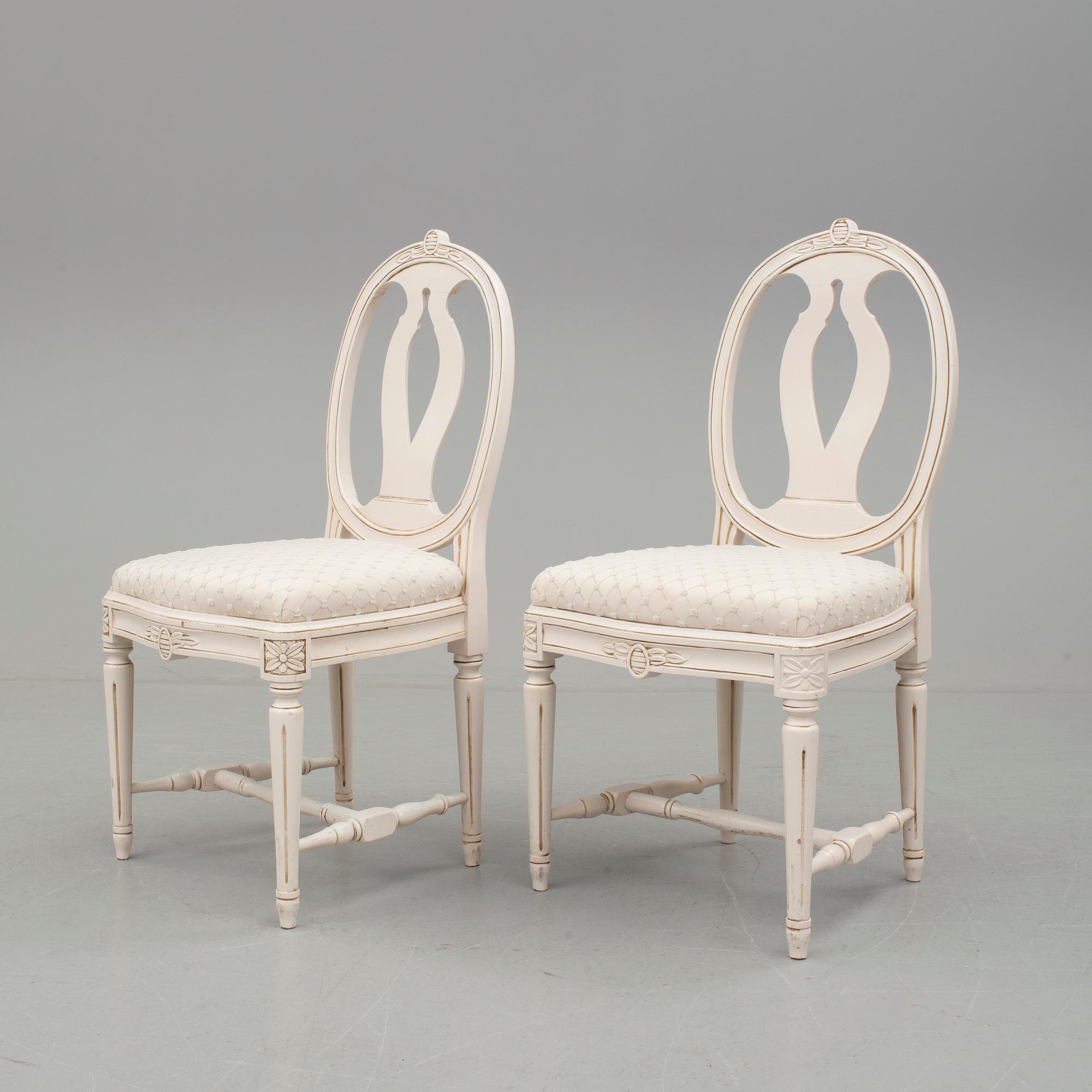 STOLAR, 5 st, Gustaviansk stil, 1900-talets första hälft.