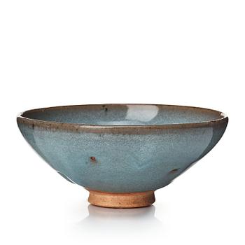 A lavender blue glazed bowl, Junyao, Yuan dynasty.