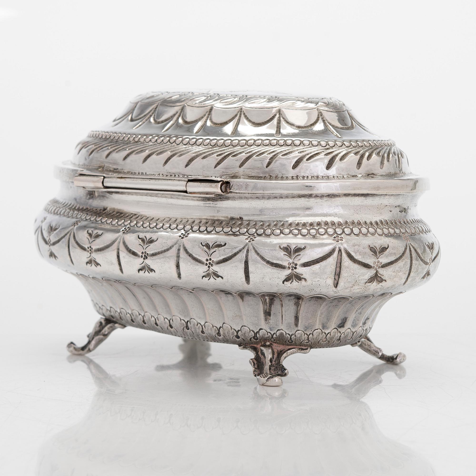 Stepan Saveljev, sockerskrin, silver, Moskva 1791.
