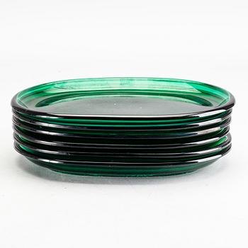 Josef Frank lobster plates, set of 6, glass, for the company Svenskt Tenn.