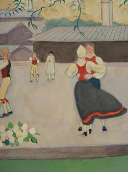 Einar Jolin, Midsummer Dance at Skansen, Stockholm.